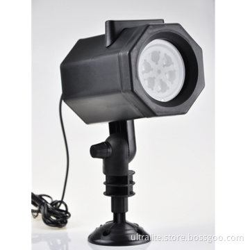 LED Schneeflocke Landschaft Laserlampe Weihnachtslicht